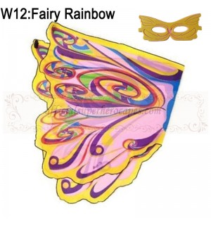 Fairy Rainbow Wing with mask